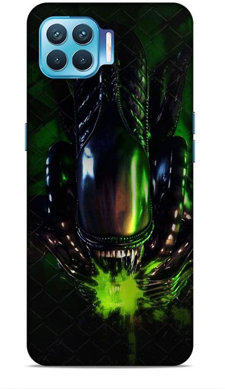 Keviv Back Cover for OPPO A93, OPPO F17 Pro  (Black, Green, Hard Case, Pack of: 1)