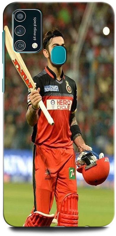 ORBIQE Back Cover for Samsung Galaxy F41 KOHLI, VIRAT KOHLI, CRICKET, INDIAN CRICKET  (Multicolor, Hard Case, Pack of: 1)