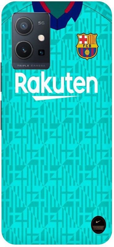 THE NARAYANA COLLECTIONS Back Cover for IQOO U5 5G-V2024A-RAKUTEN,FOOTBALL,SPORTS,NIKE  (Multicolor, Hard Case, Pack of: 1)