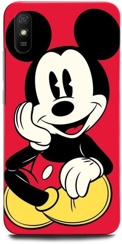 ORBIQE Back Cover for Redmi 9i MZB0817IN MICKEY MOUSE, DISNEY, CARTOON, CLUBHOUSE, COMIC  (Multicolor, Shock Proof, Pack of: 1)