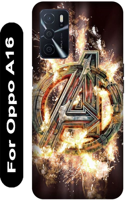 SSMORYA Back Cover for OPPO A16, Avenger Printed  (Multicolor, Hard Case, Pack of: 1)
