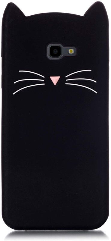 Dgeot Back Cover for Samsung Galaxy J4 Plus (Blue, 32 GB) (2 GB RAM)  (Black, Grip Case, Pack of: 1)