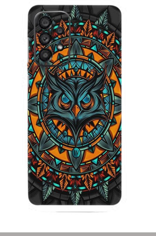 Mclaxa Mighty Owl Mobile Back Skin, Mighty Owl, Samsung A73 5g Mobile Skin  (Mighty Owl Skin With Super Matte Finish)