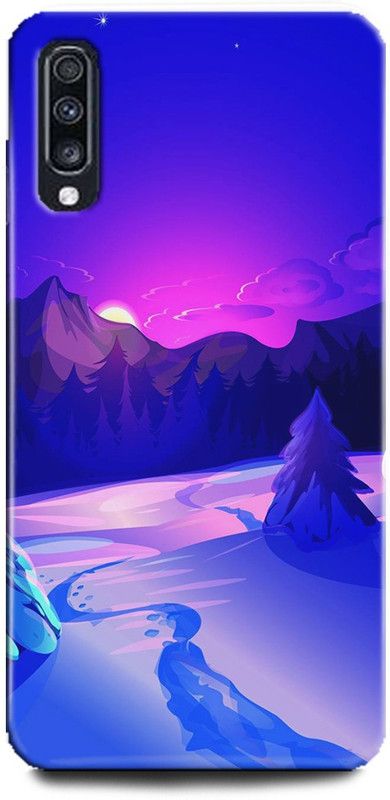 INDICRAFT Back Cover for Samsung Galaxy A70, Painting, Printed  (Multicolor, Shock Proof, Pack of: 1)