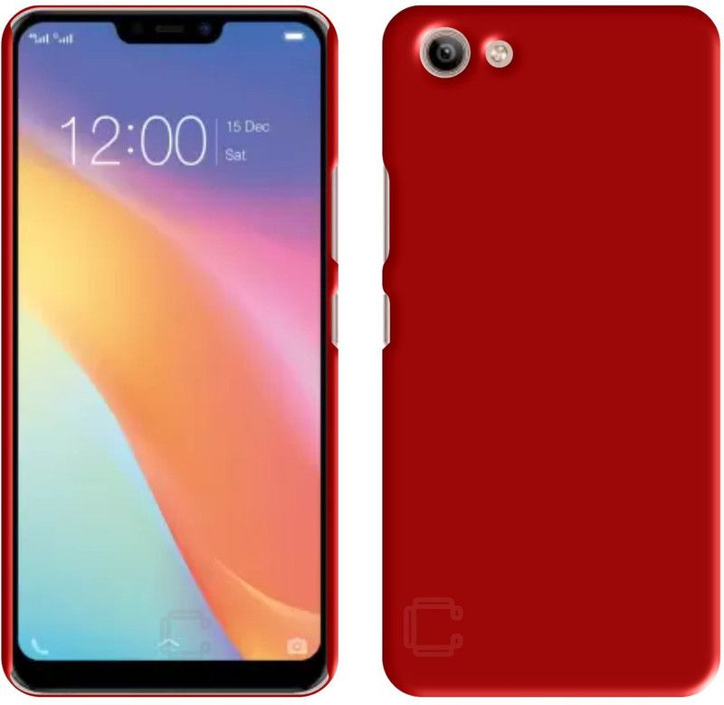 CASE CREATION Back Cover for Vivo Y81i  (Red, Dual Protection, Pack of: 1)