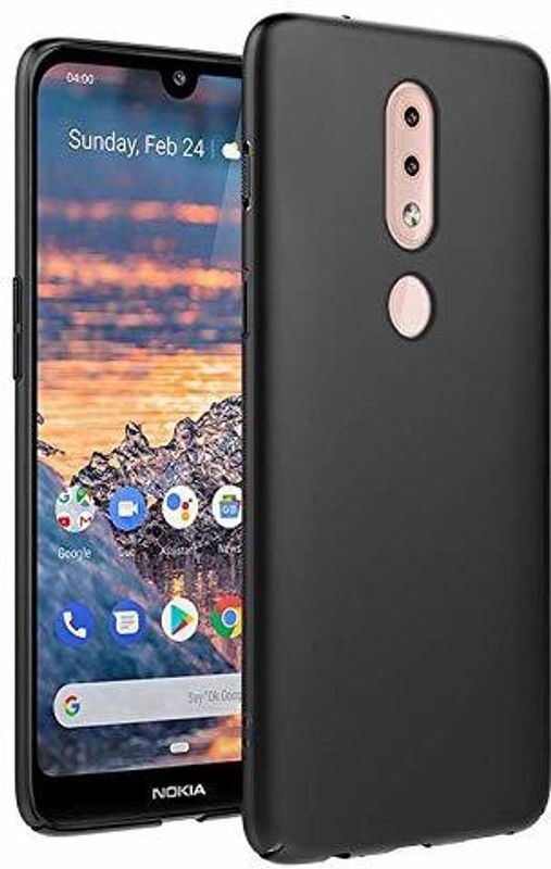 ASVALBUY Back Cover for Nokia 4.2  (Black, Grip Case, Silicon, Pack of: 1)