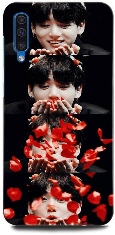 ORBIQE Back Cover for SAMSUNG Galaxy A50 BTS X ARMYJUNGSHOOK, KOREAN, HEARTBEAT, BTS, BEAT, V  (Multicolor, Hard Case)