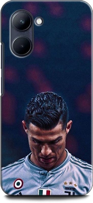 WallCraft Back Cover for Realme C33, RMX3624 CRISTIANO, RONALDO, CR-7, REAL MADRID, FOOTBALL  (Multicolor, Dual Protection, Pack of: 1)