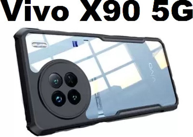 GDBUY Back Cover for Vivo X90 5G, (IPACKY), Vivo X90, X90 5G  (Black, Shock Proof, Pack of: 1)