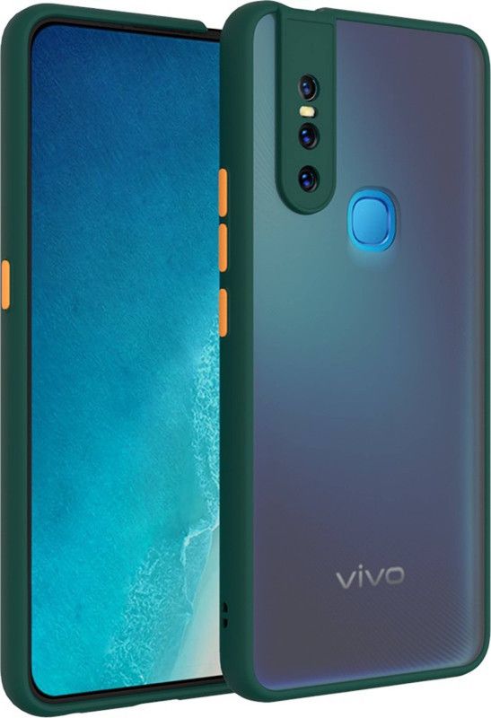 AOnes Back Cover for Vivo V15 Pro  (Green, Cases with Holder, Pack of: 1)