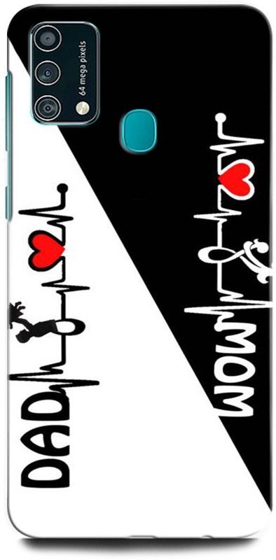 ORBIQE Back Cover for Samsung Galaxy M31 MOTHER, MAA, FATHER, LIFE LINE, I LOVE MY MOM DAD  (Multicolor, Hard Case, Pack of: 1)