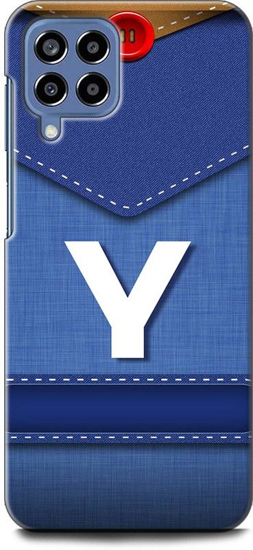 WallCraft Back Cover for SAMSUNG Galaxy M33 5G Y, Y LETTER, Y NAME, BLUE, JEANS, Y ALPHABET, ALPHABET  (Multicolor, Dual Protection, Pack of: 1)