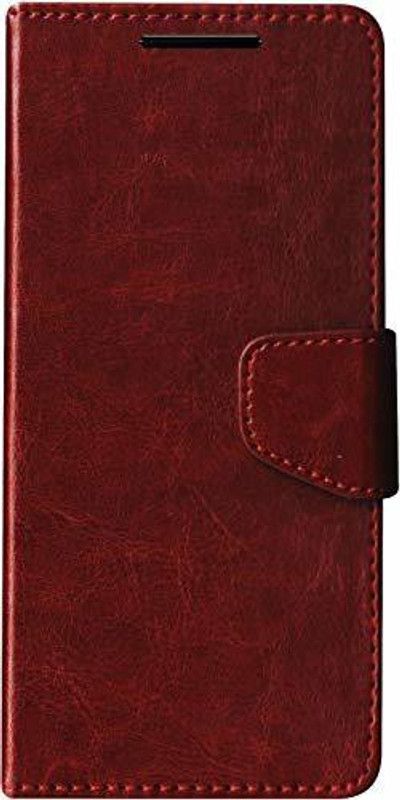 FOOLPROOF Flip Cover for Oppo A53  (Brown, Pack of: 1)