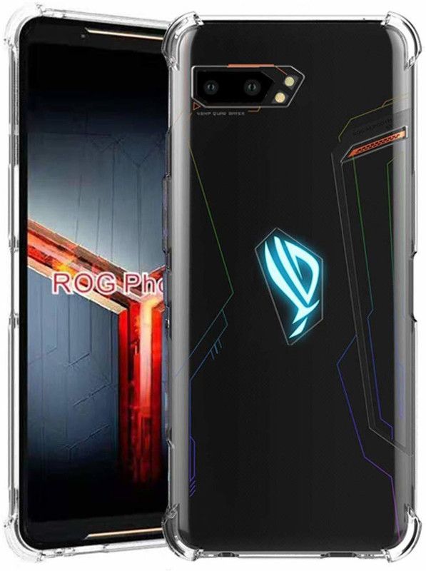 Caseline Back Cover for Asus Rog Phone 2  (Transparent, Shock Proof, Pack of: 1)