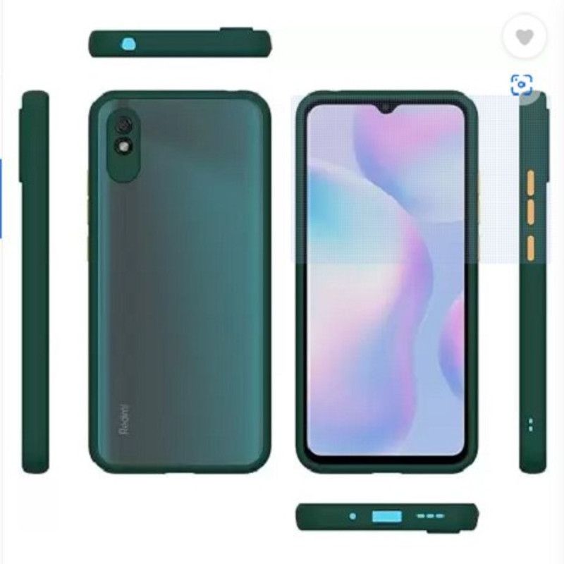 SRAVZ CASE Back Cover for Redmi 9i, MI Redmi 9i, MI 9i  (Green, Camera Bump Protector, Pack of: 1)