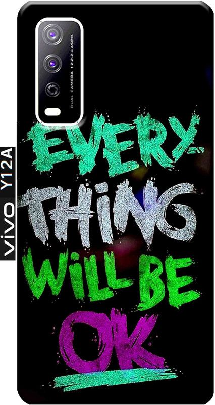 YornoSis Back Cover for Vivo Y12A  (Multicolor, Silicon, Pack of: 1)