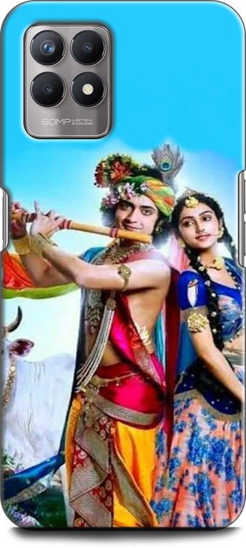 Dronk Back Cover for Realme 8i, RMX3151 RADHA KRISHNA, RADHA AND KRISHNA, KRISHNA, RADHA, GOD  (Multicolor, Dual Protection, Pack of: 1)