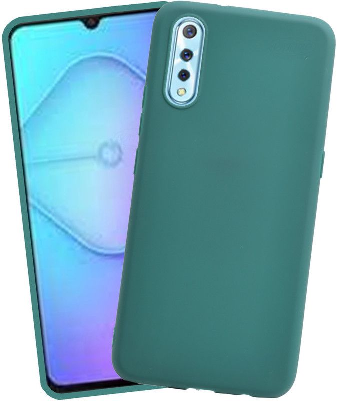 VAKIBO Back Cover for Vivo S1  (Green, Grip Case, Pack of: 1)