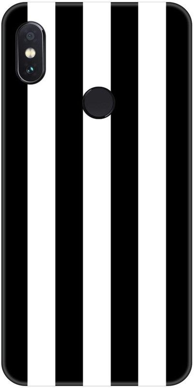 Smutty Back Cover for Mi A2, M1804D2SG, M1804D2SI - Stripes Print  (Multicolor, Hard Case, Pack of: 1)