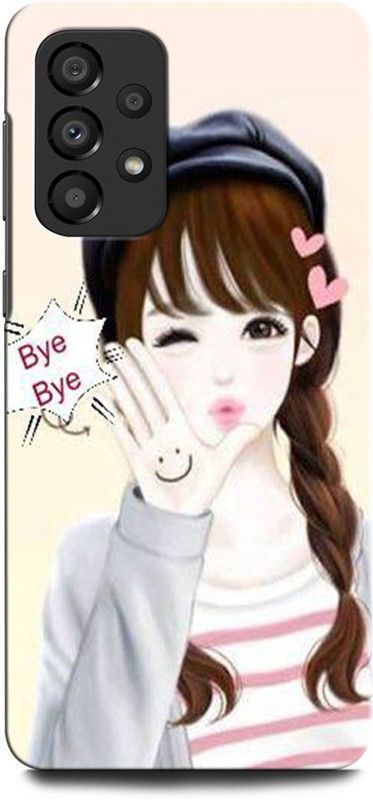INTELLIZE Back Cover for SAMSUNG Galaxy A33 GIRL, WOMEN ARTWORK, ANIME, PRETTY, BEUTY  (Multicolor, Hard Case, Pack of: 1)
