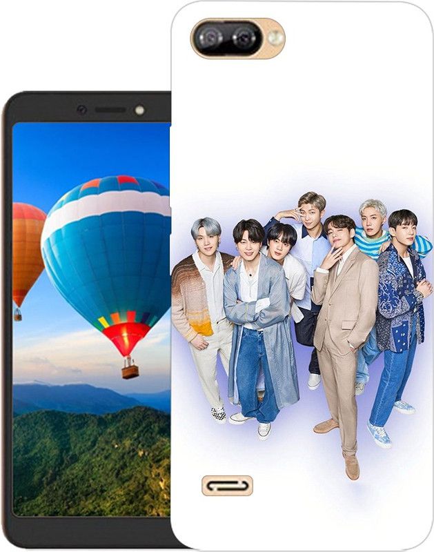 kridha Back Cover for Itel A44 Air back cover | bts | Design_127  (Multicolor, Flexible, Silicon, Pack of: 1)