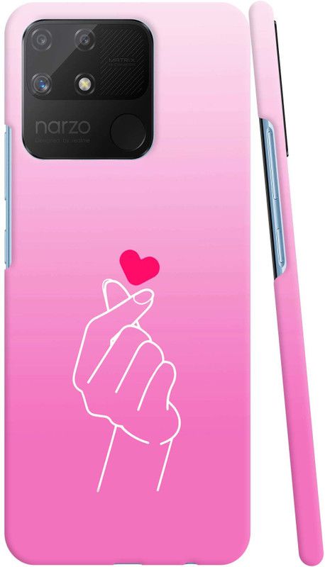 GS PANDA COLLECTIONS Back Cover for REALME NARZO 50A  (Pink, Pack of: 1)