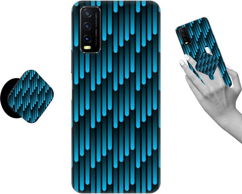 COBIERTAS Back Cover for Vivo Y20, Vivo Y20i, Vivo Y20G, Vivo Y20A  (Multicolor, Cases with Holder, Pack of: 1)