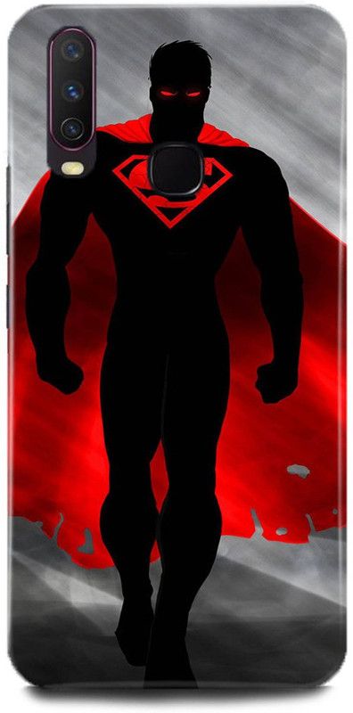 play fast Back Cover for Vivo Y17/1902 SUPERMAN PRINTED  (Multicolor, Hard Case, Pack of: 1)