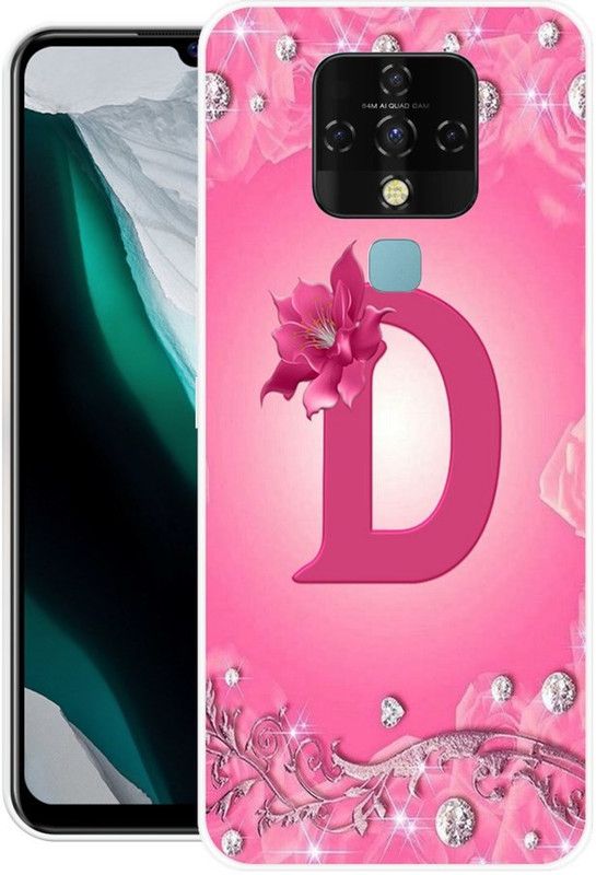 BLUEBUG Back Cover for Tecno Camon 16  (Pink, Grip Case, Silicon, Pack of: 1)