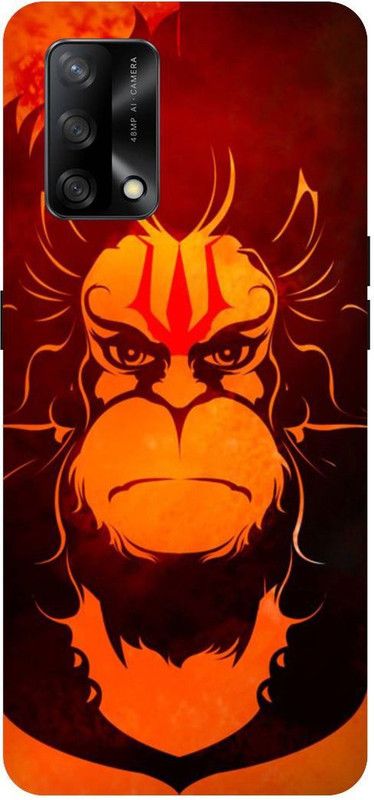 PICHKU Back Cover for OPPO A74  (Orange, Hard Case, Pack of: 1)