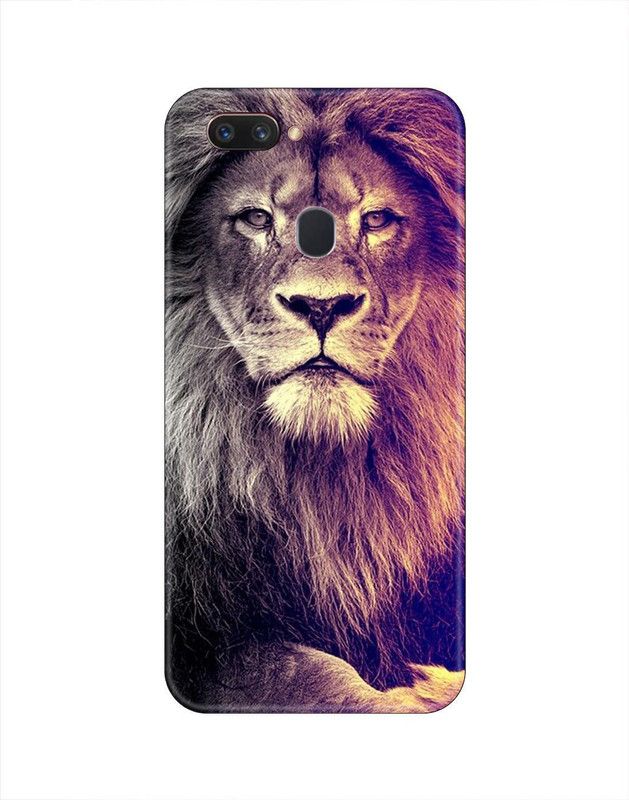 Smutty Back Cover for Realme U1, RMX1831, RMX1833 - Lion Print  (Multicolor, Hard Case, Pack of: 1)