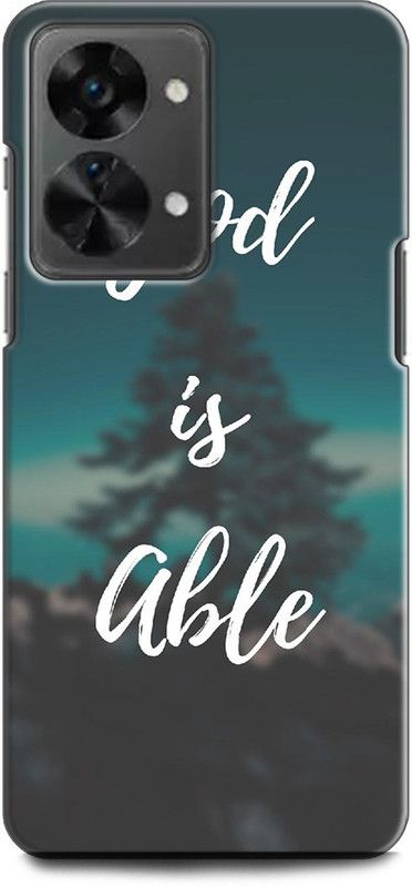 INDICRAFT Back Cover for OnePlus Nord 2T 5G GOD IS ABLE, AMOR, RRLIGIOUS, POSITIVE  (Multicolor, Shock Proof, Pack of: 1)