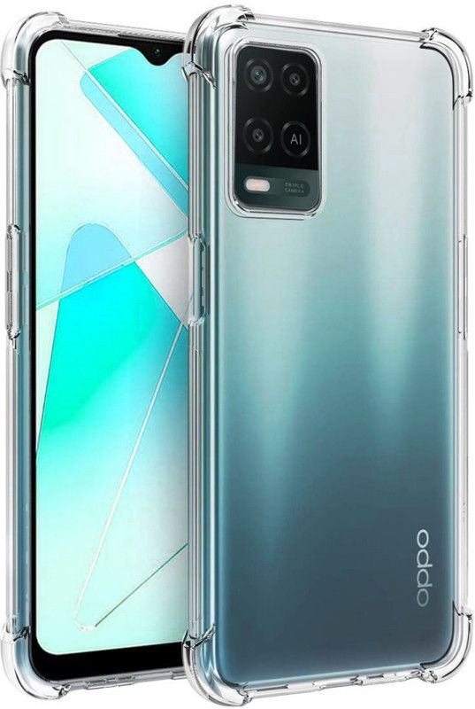 ASMANTIC Back Cover for Oppo A54 5G  (Transparent, Silicon, Pack of: 1)