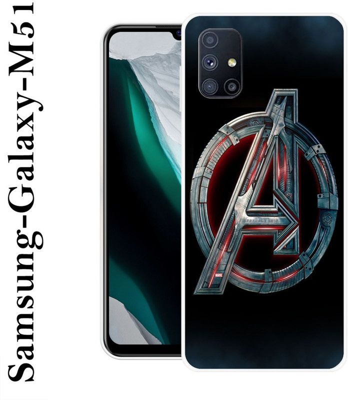 Sswastik Back Cover for Samsung Galaxy M51  (Multicolor, Grip Case, Silicon)