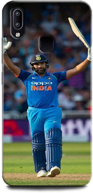 Afterglow Back Cover for Vivo V11 ROHIT SHARMA, BCCI,CRICKETER, INDIAN KHILADI, IPL, MI, T20  (Multicolor, Shock Proof, Pack of: 1)