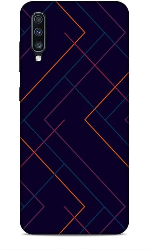 Lucent Crafts Back Cover for Samsung Galaxy A70  (Blue, 3D Case, Pack of: 1)