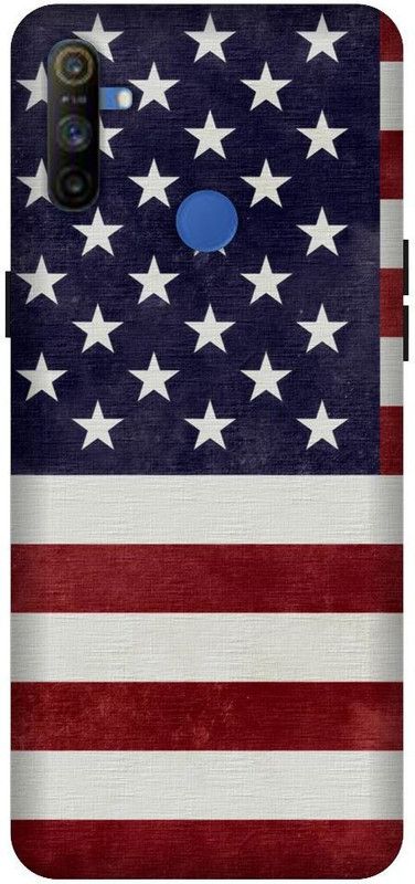 SSMORYA Back Cover for Realme Narzo 20A, American Flag Printed Back Cover  (Multicolor, Hard Case, Pack of: 1)