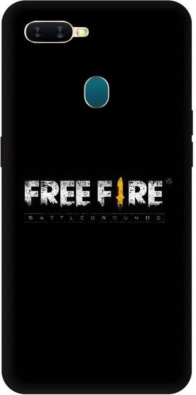 URCHIN Back Cover for Oppo A5s Free Fire, Free fire game, free fire logo, game, free fire  (Multicolor, Shock Proof, Pack of: 1)