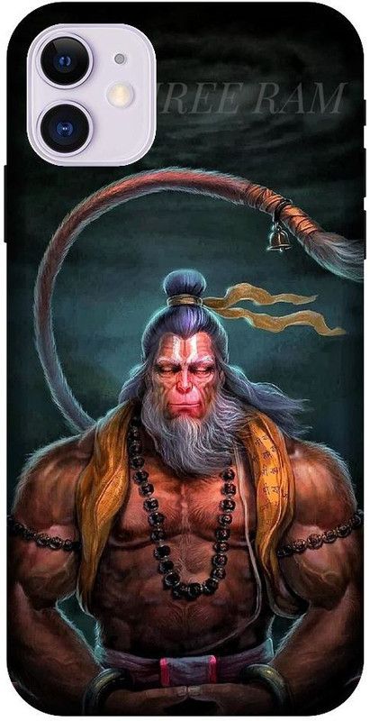 Vinsmoke Back Cover for Iphone 11 Hanuman Ji, Hanuman Cover, Bajarangbali  (Multicolor, Shock Proof, Pack of: 1)