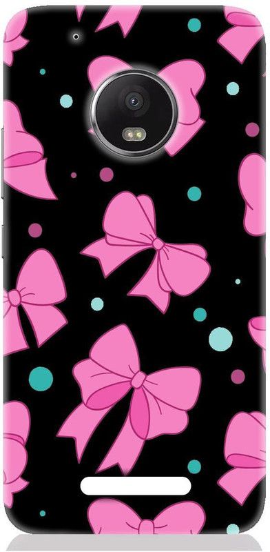 Smutty Back Cover for Motorola Moto C - Bow Print  (Multicolor, Hard Case, Pack of: 1)