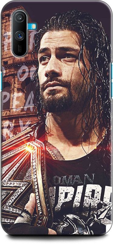KEYCENT Back Cover for Realme C3, RMX2027 ROMAN REIGNS, WWE, BODYBUILDER, WRESTLER, RAW, SPORTS  (Multicolor, Pack of: 1)