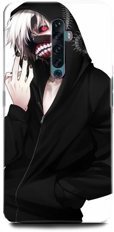 Afterglow Back Cover for OPPO Reno2 Z TOKYO GHOUL, KENEKI, ANIME, GHOUL, SUPERPOWER, HEROS, SKULL, DARK  (Multicolor, Shock Proof, Pack of: 1)