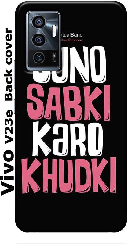 Starbun Back Cover for Vivo V23E Back cover  (Multicolor, Dual Protection, Silicon, Pack of: 1)
