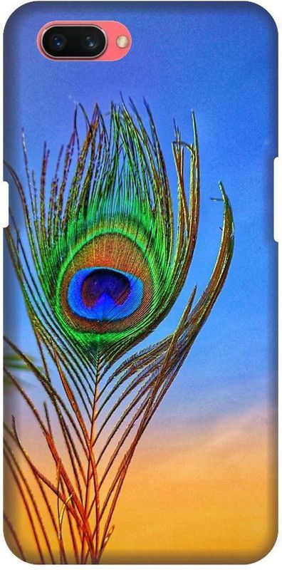 URCHIN Back Cover for Realme C1 Morpankh, Krishna Morpankh, Peacock Feather  (Multicolor, Shock Proof, Pack of: 1)
