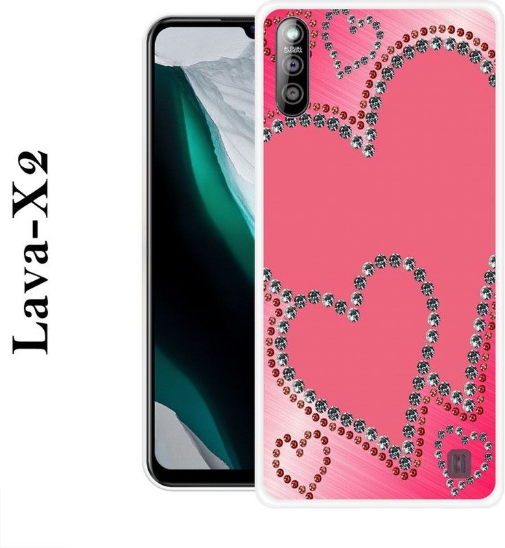 REDFLY Back Cover for Lava X2  (Pink, Grip Case, Silicon)