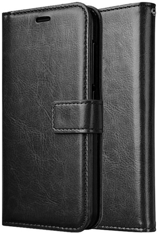 RITZY Flip Cover for Vivo Y90  (Black, Pack of: 1)