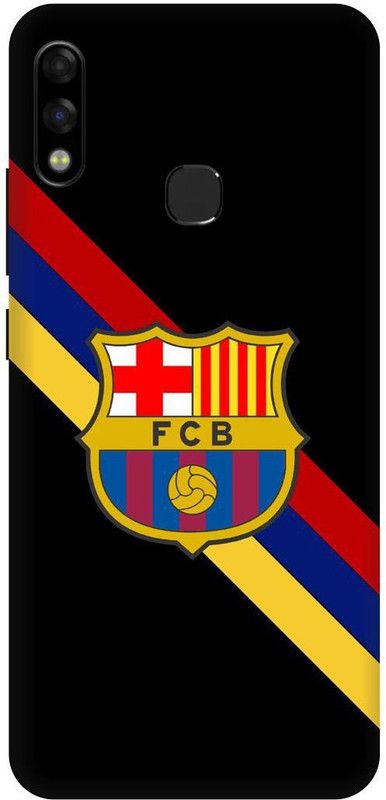 play fast Back Cover for Infinix Hot 7 Pro, X625, FCB, BARCELONA, LOGO, SIGN  (Black, Hard Case, Pack of: 1)