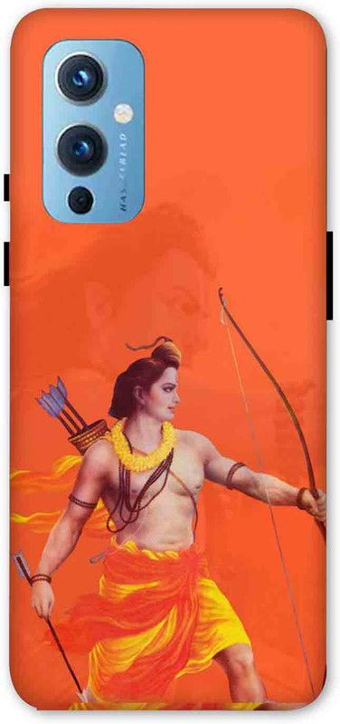 NDCOM Back Cover for OnePlus 9 Pro Shree Ram Printed  (Multicolor, Hard Case, Pack of: 1)