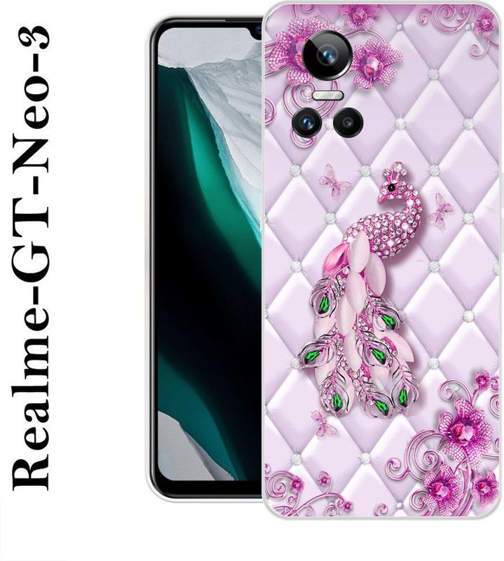 SIMAWAT Back Cover for Realme GT Neo 3  (Multicolor, Grip Case, Silicon)