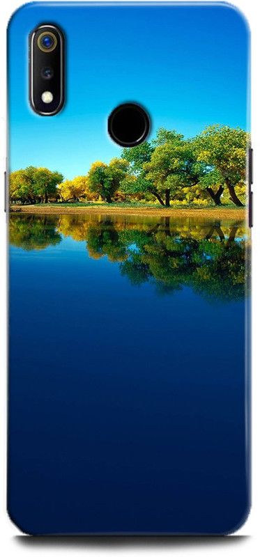 Afterglow Back Cover for Realme 3 HUAWEI, WATERPLAY, NATURE, ART  (Multicolor, Shock Proof, Pack of: 1)